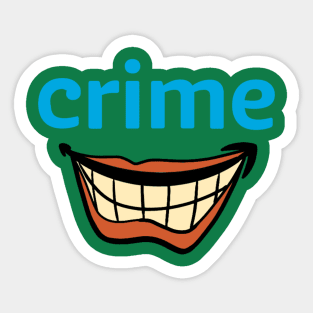 Crime Sticker